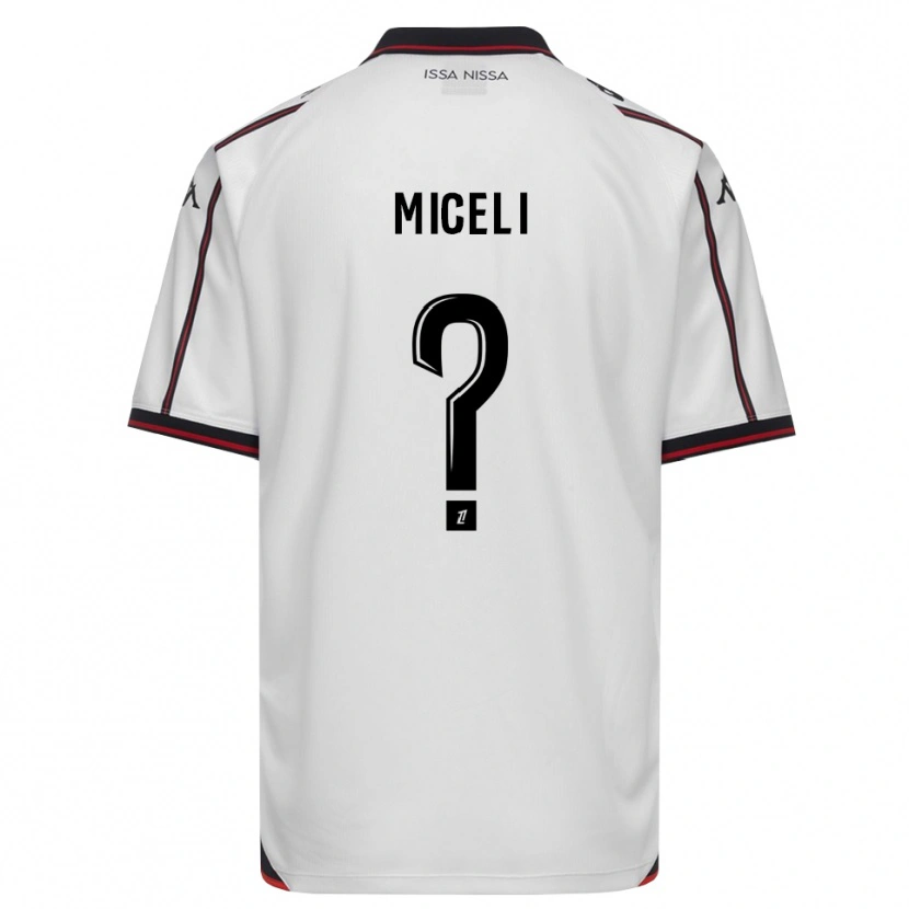 Danxen Criança Camisola Tony Miceli #0 Preto Branco Alternativa 2026/27 Camisa