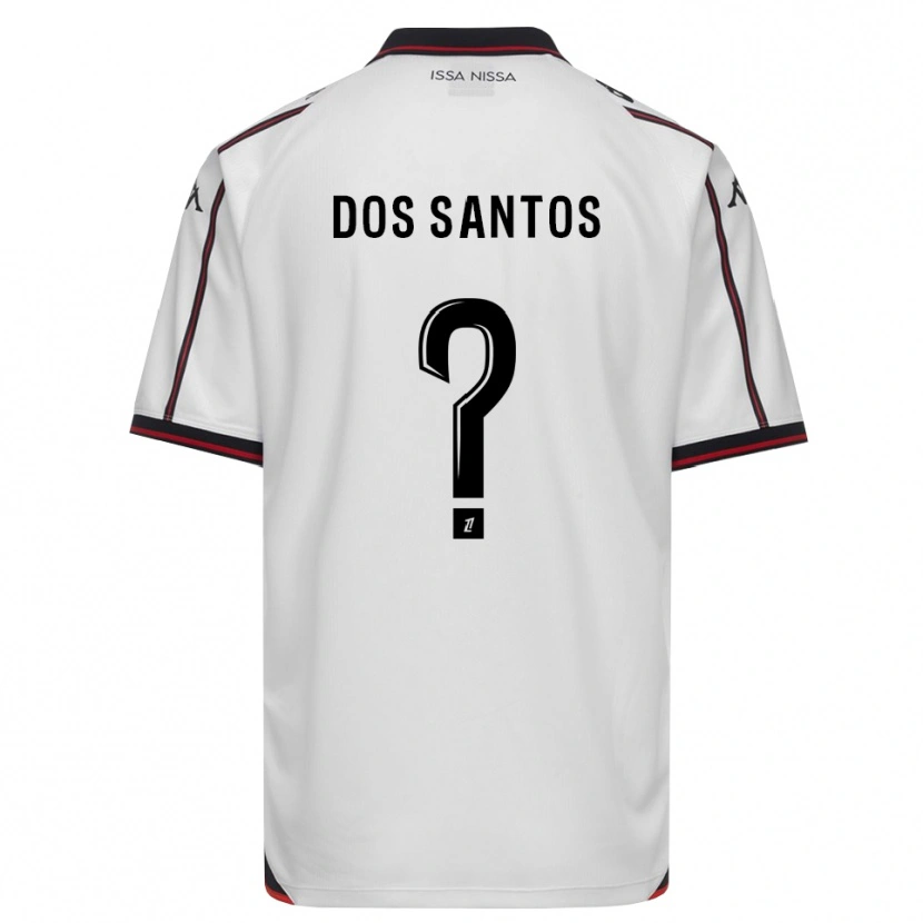 Danxen Criança Camisola Jeyzi Dos Santos #0 Preto Branco Alternativa 2026/27 Camisa