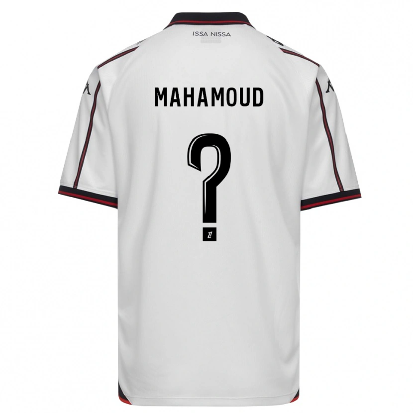 Danxen Criança Camisola Abdourazak Mahamoud #0 Preto Branco Alternativa 2026/27 Camisa