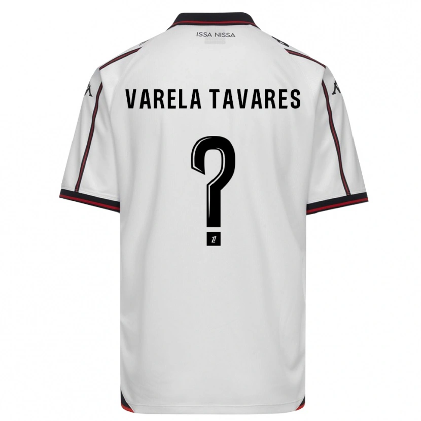 Danxen Criança Camisola Tainy Varela Tavares #0 Preto Branco Alternativa 2026/27 Camisa