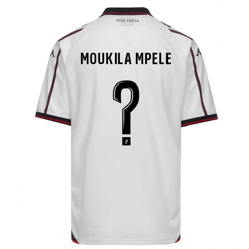 Danxen Criança Camisola Beny Moukila Mpele #0 Preto Branco Alternativa 2026/27 Camisa