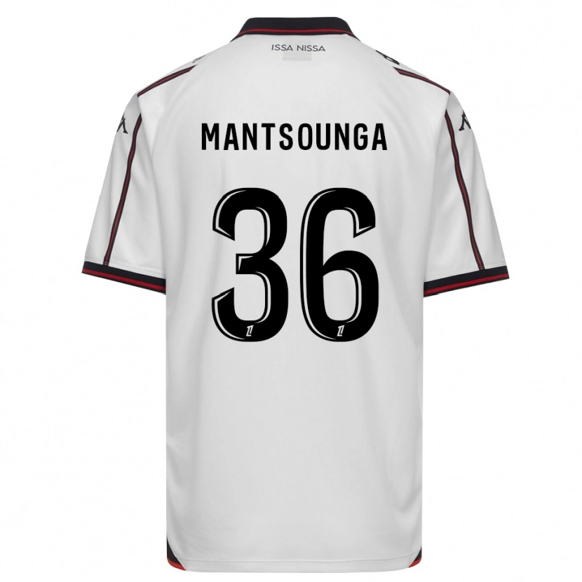 Danxen Criança Camisola Brad-Hamilton Mantsounga #36 Preto Branco Alternativa 2026/27 Camisa