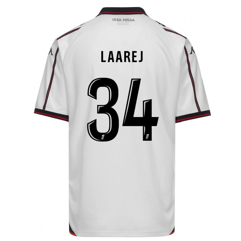 Danxen Criança Camisola Nassim Laarej #34 Preto Branco Alternativa 2026/27 Camisa
