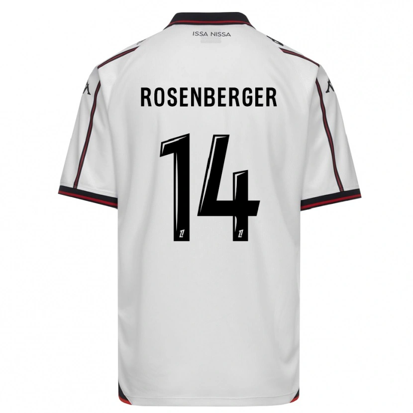 Danxen Criança Camisola Léa Rosenberger #14 Preto Branco Alternativa 2026/27 Camisa