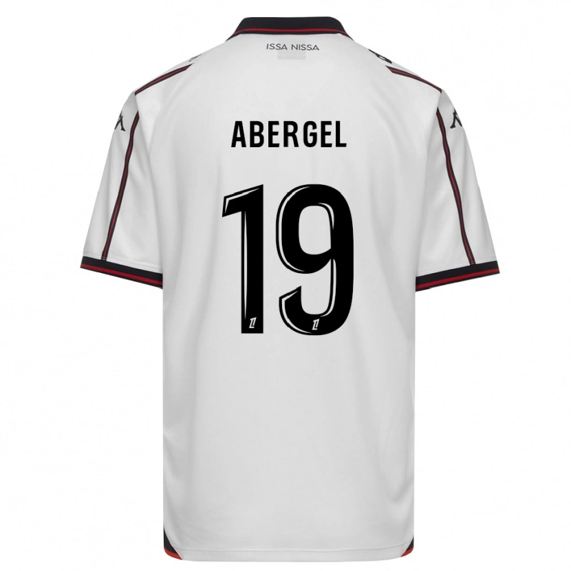 Danxen Criança Camisola Laurent Abergel #19 Preto Branco Alternativa 2026/27 Camisa
