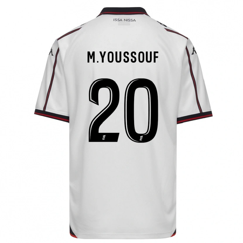 Danxen Criança Camisola Mousslim Youssouf #20 Preto Branco Alternativa 2026/27 Camisa
