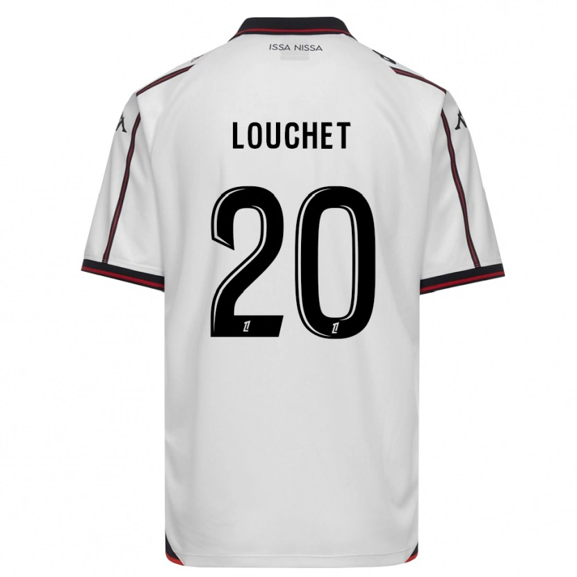 Danxen Criança Camisola Tom Louchet #20 Preto Branco Alternativa 2026/27 Camisa