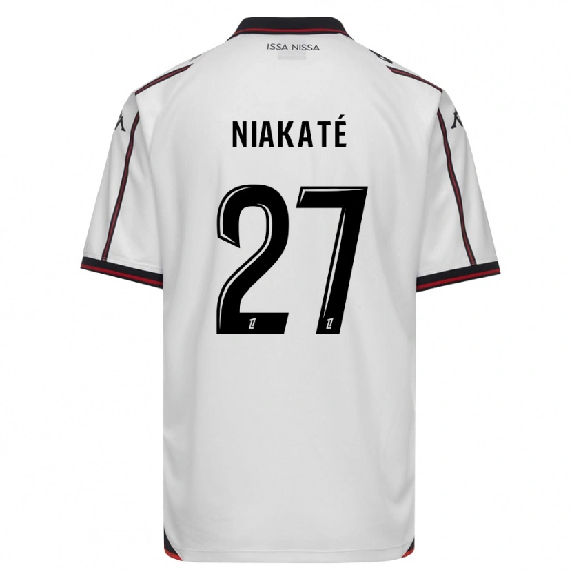 Danxen Criança Camisola Yakaré Niakaté #27 Preto Branco Alternativa 2026/27 Camisa