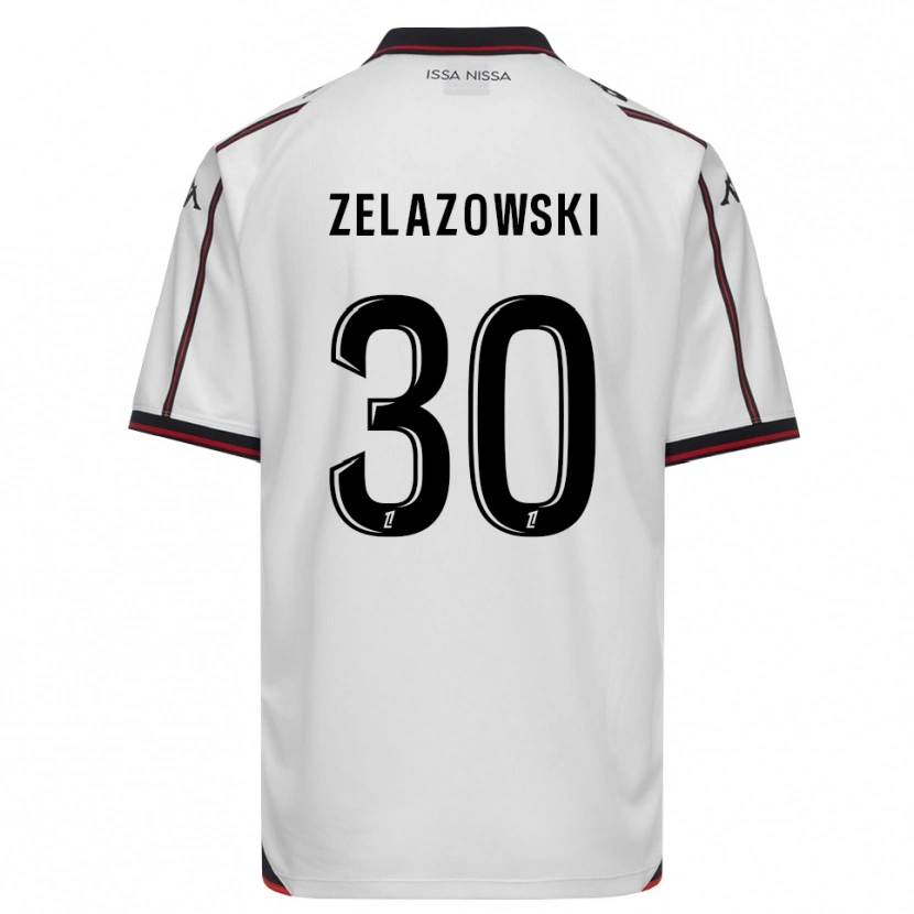 Danxen Criança Camisola Bartosz Zelazowski #30 Preto Branco Alternativa 2026/27 Camisa