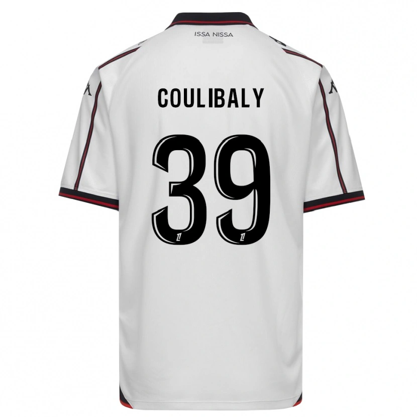 Danxen Criança Camisola Djibril Coulibaly #39 Preto Branco Alternativa 2026/27 Camisa