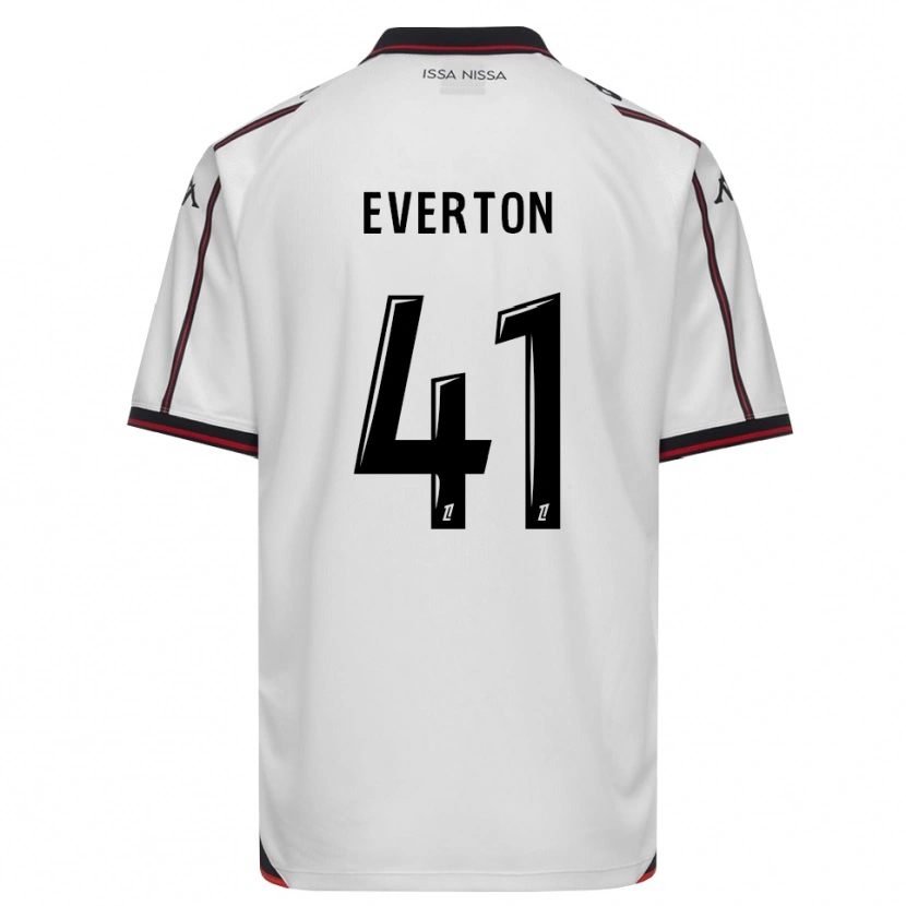 Danxen Criança Camisola Everton Pereira Da Silva #41 Preto Branco Alternativa 2026/27 Camisa