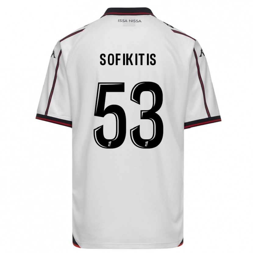 Danxen Criança Camisola Yanis Sofikitis #53 Preto Branco Alternativa 2026/27 Camisa