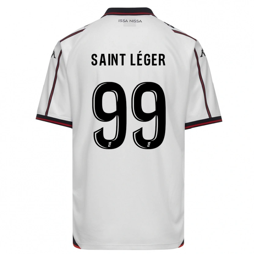 Danxen Criança Camisola Maureen Saint Léger #99 Preto Branco Alternativa 2026/27 Camisa