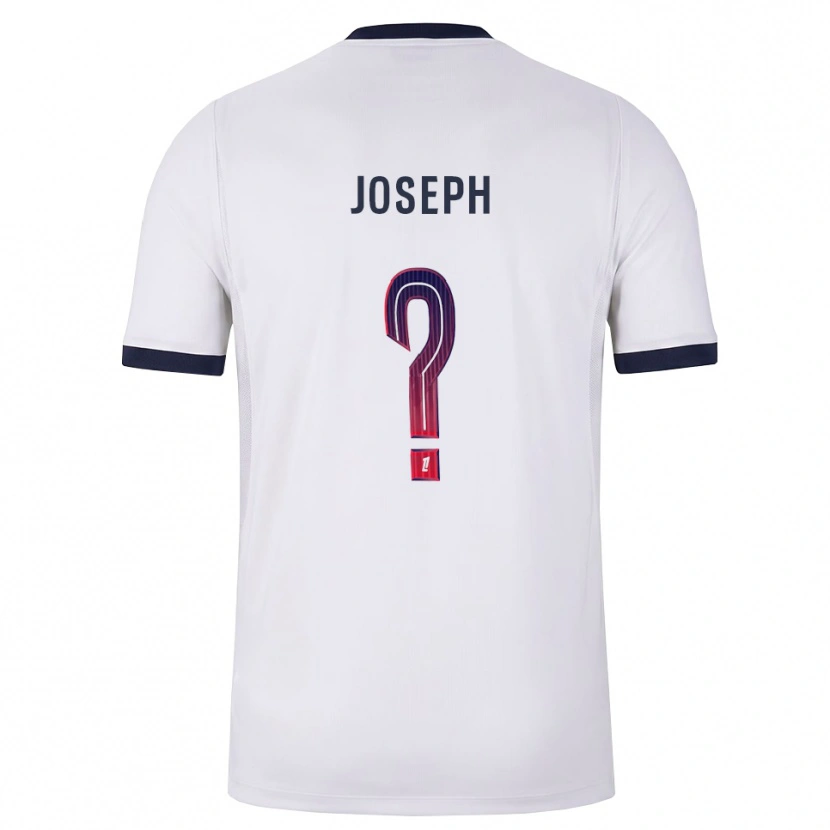 Danxen Criança Camisola Amelie Joseph #0 Branco Preto Vermelho Alternativa 2026/27 Camisa