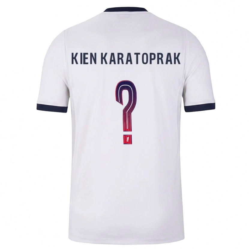 Danxen Criança Camisola Kenan Kien Karatoprak #0 Branco Preto Vermelho Alternativa 2026/27 Camisa
