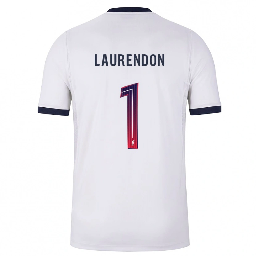 Danxen Criança Camisola Bilal Laurendon #1 Branco Preto Vermelho Alternativa 2026/27 Camisa