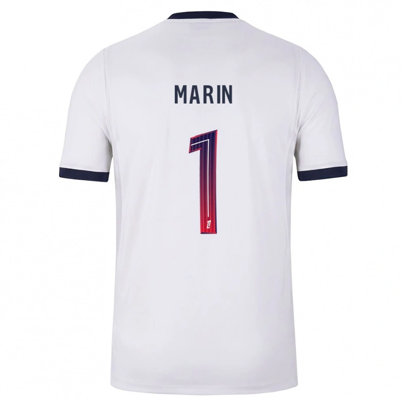 Danxen Criança Camisola Renato Marin #1 Branco Preto Vermelho Alternativa 2026/27 Camisa