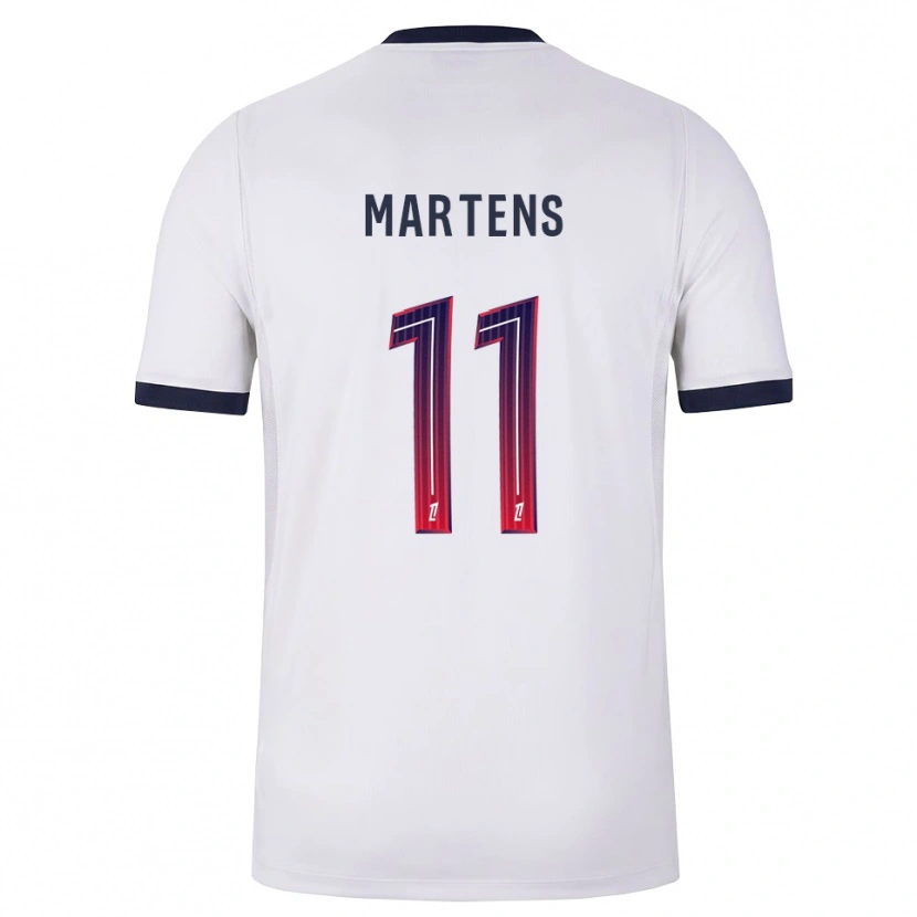 Danxen Criança Camisola Lieke Martens #11 Branco Preto Vermelho Alternativa 2026/27 Camisa