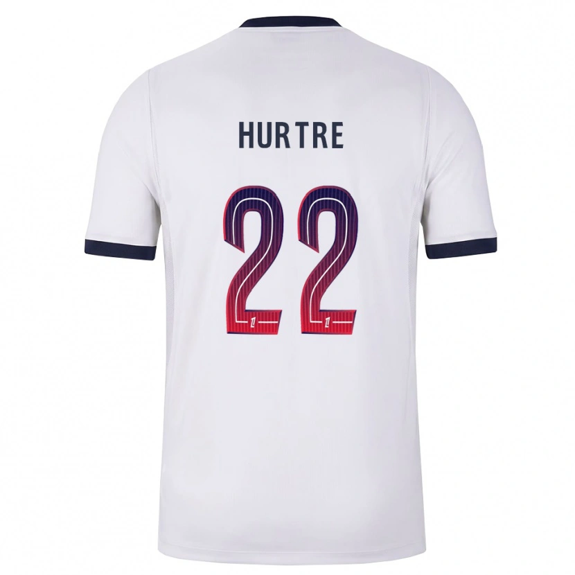 Danxen Criança Camisola Oceane Hurtre #22 Branco Preto Vermelho Alternativa 2026/27 Camisa