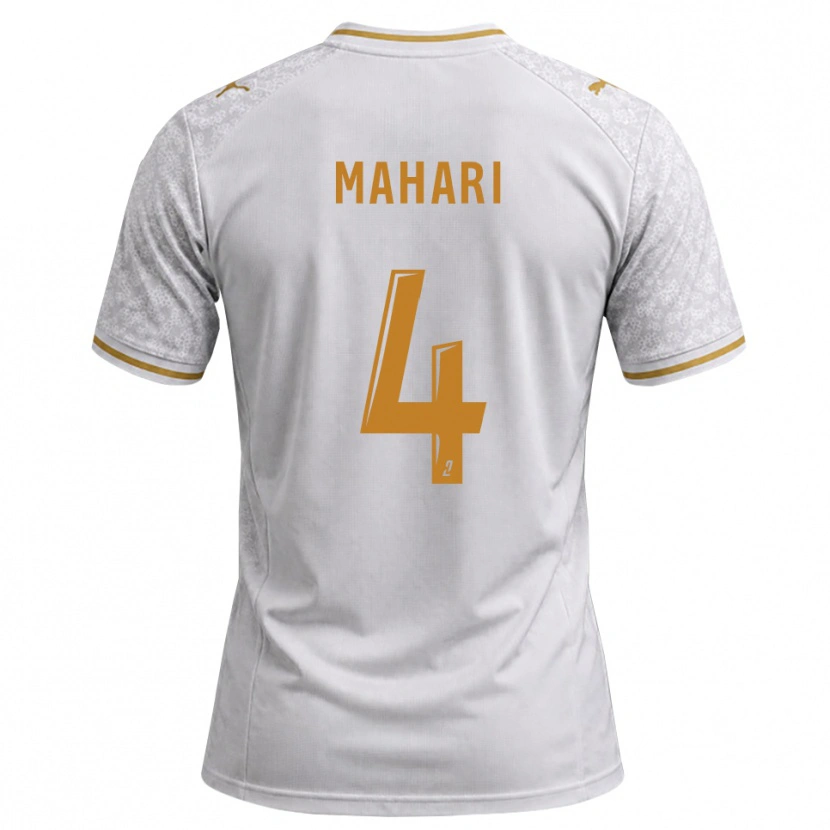 Danxen Criança Camisola Efdon Mahari #4 Cinza Dourado Branco Alternativa 2026/27 Camisa