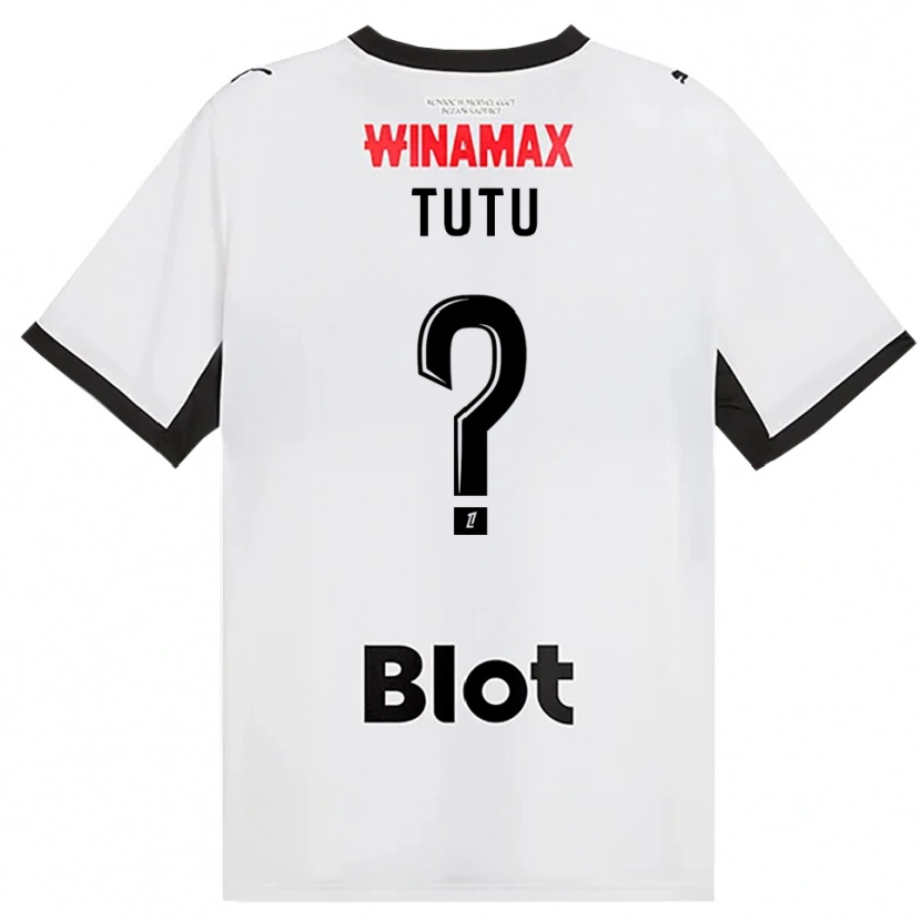 Danxen Criança Camisola Gabriel Tutu #0 Preto Branco Vermelho Alternativa 2026/27 Camisa