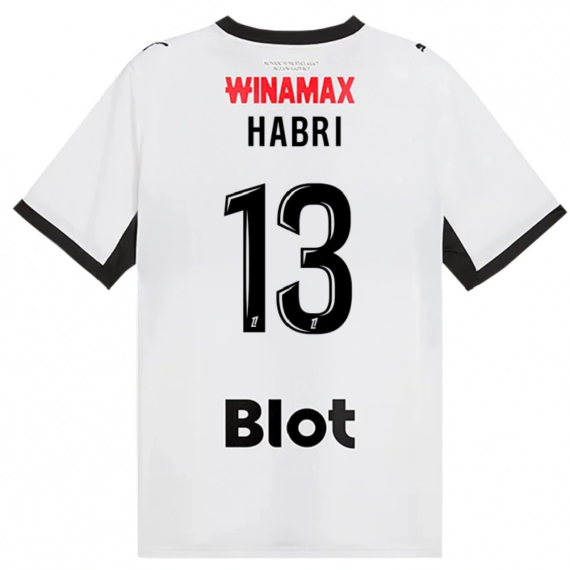 Danxen Criança Camisola Issa Habri #13 Preto Branco Vermelho Alternativa 2026/27 Camisa