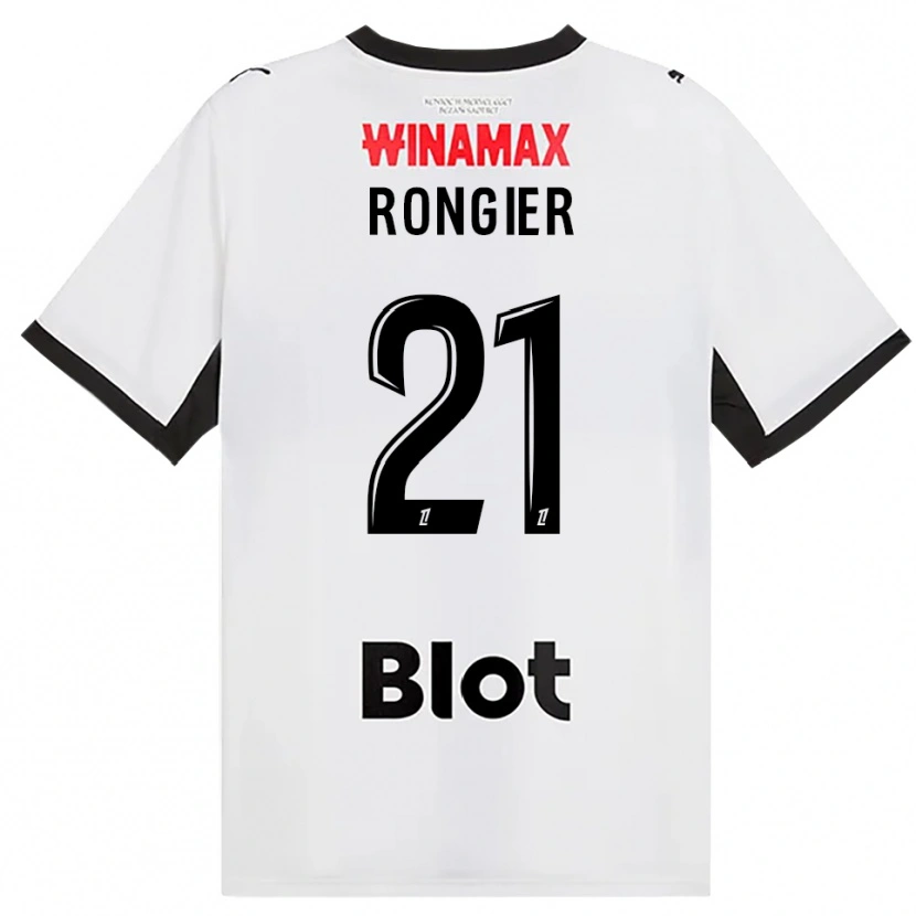 Danxen Criança Camisola Valentin Rongier #21 Preto Branco Vermelho Alternativa 2026/27 Camisa