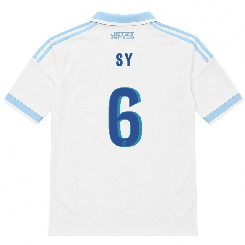 Danxen Criança Camisola Demba Sy #6 Azul Céu Claro Branco Vermelho Alternativa 2026/27 Camisa