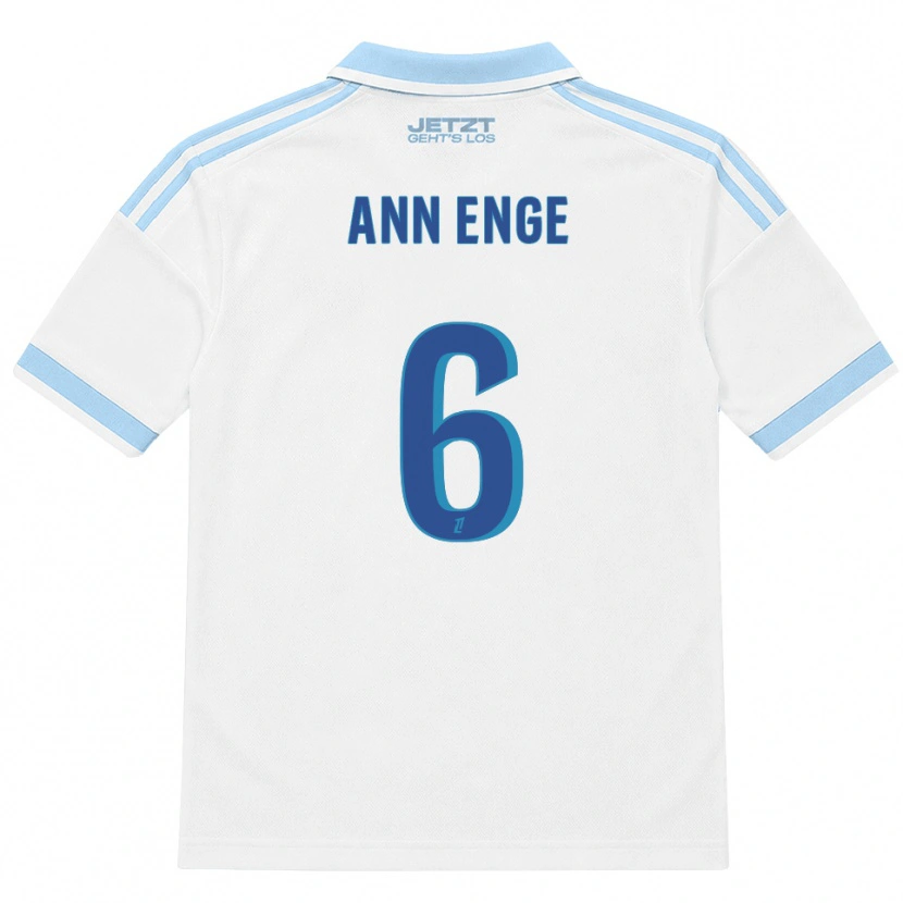 Danxen Criança Camisola Sierra Ann Enge #6 Azul Céu Claro Branco Vermelho Alternativa 2026/27 Camisa
