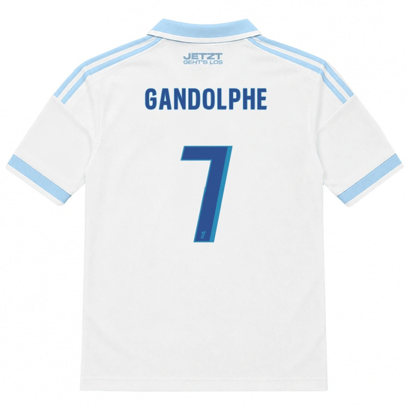 Danxen Criança Camisola Adrien Gandolphe #7 Azul Céu Claro Branco Vermelho Alternativa 2026/27 Camisa