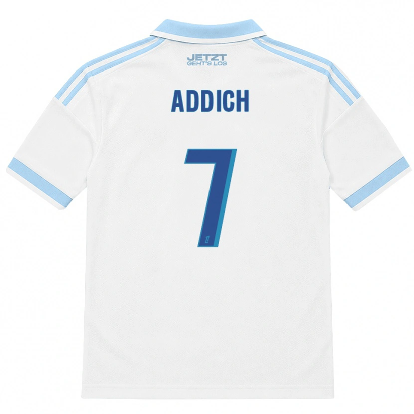 Danxen Criança Camisola Yanis Addich #7 Azul Céu Claro Branco Vermelho Alternativa 2026/27 Camisa