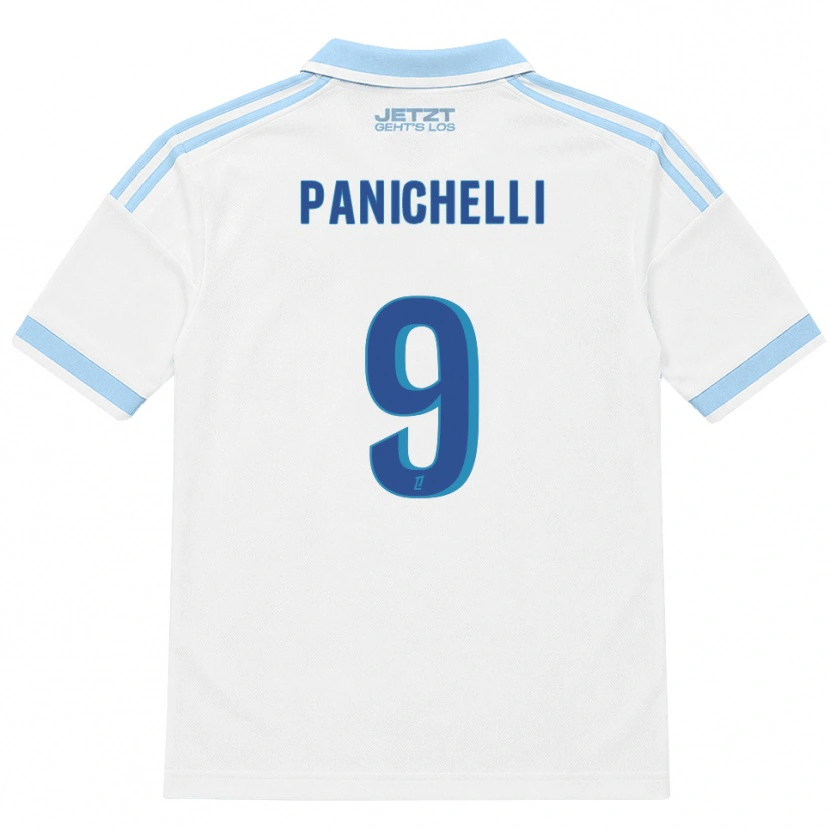 Danxen Criança Camisola Joaquín Panichelli #9 Azul Céu Claro Branco Vermelho Alternativa 2026/27 Camisa