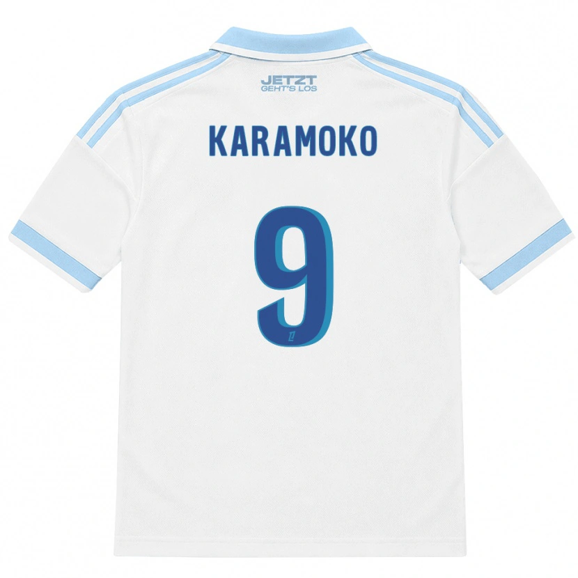 Danxen Criança Camisola Isaac Karamoko #9 Azul Céu Claro Branco Vermelho Alternativa 2026/27 Camisa