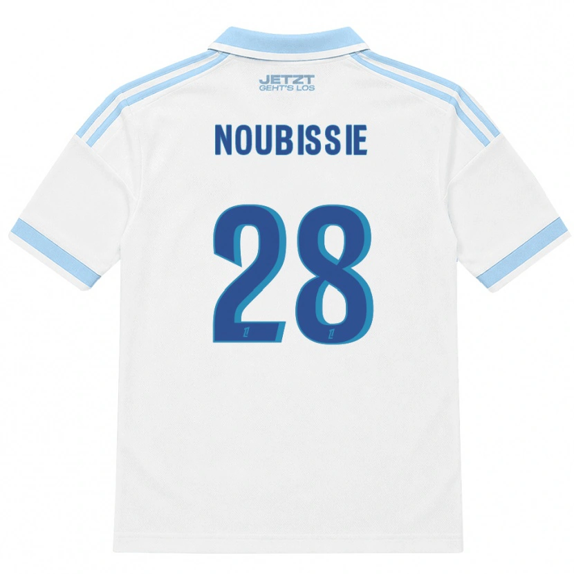 Danxen Criança Camisola Tyrese Noubissie #28 Azul Céu Claro Branco Vermelho Alternativa 2026/27 Camisa