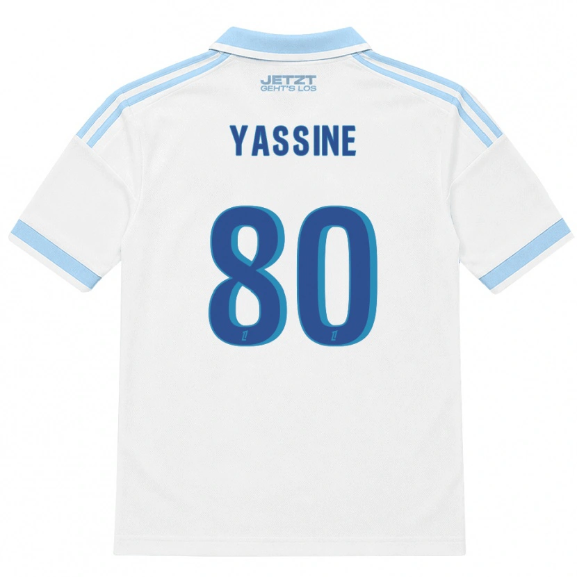 Danxen Criança Camisola Gessime Yassine #80 Azul Céu Claro Branco Vermelho Alternativa 2026/27 Camisa
