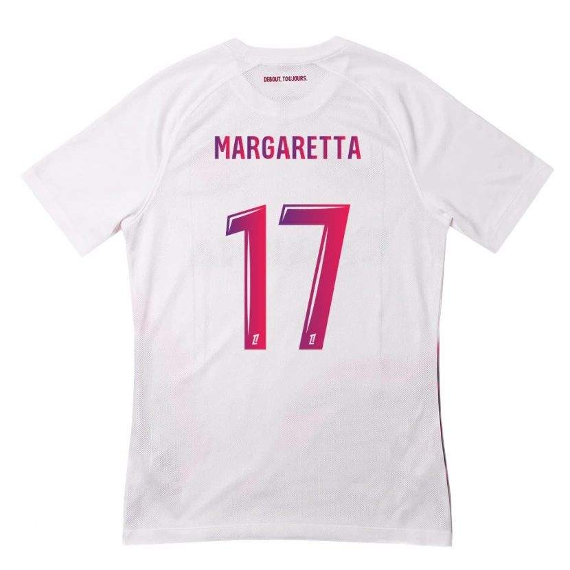 Danxen Criança Camisola Jessica Margaretta #17 Branco Rosa Roxo Alternativa 2026/27 Camisa