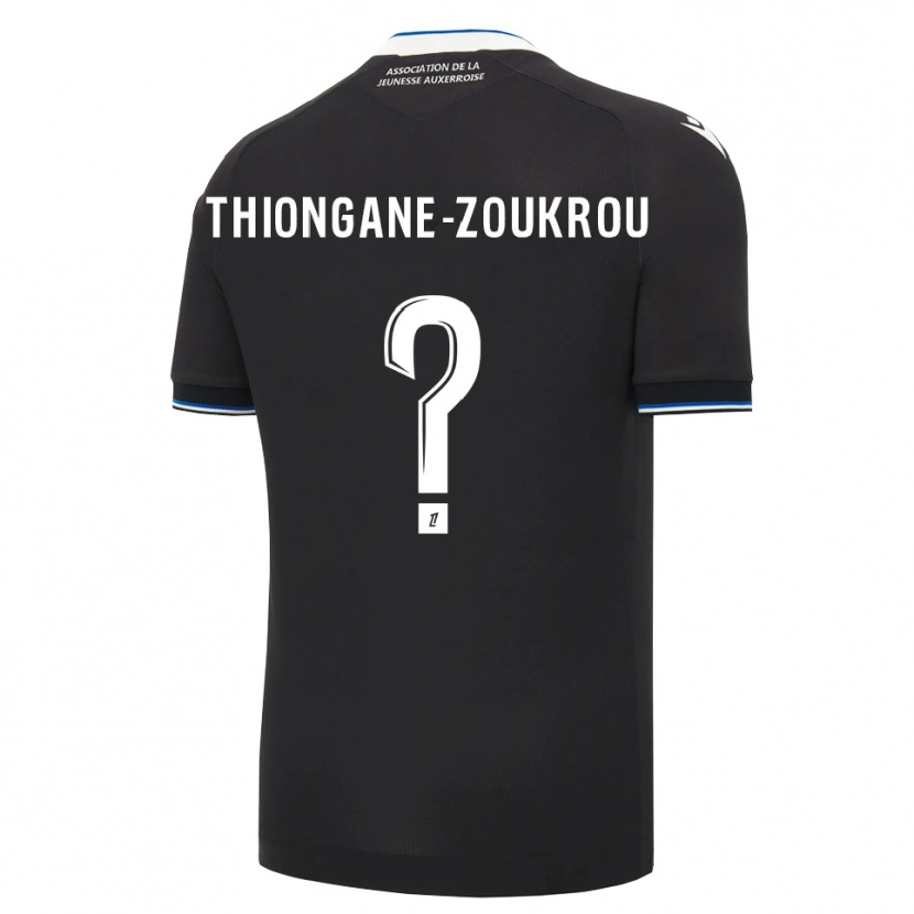 Danxen Criança Camisola Ackah-Tidiane Zoukrou #0 Preto Azul Branco Alternativa 2026/27 Camisa