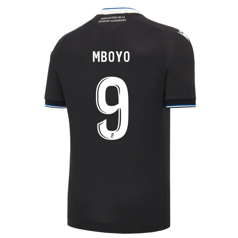Danxen Criança Camisola Andy Mboyo #9 Preto Azul Branco Alternativa 2026/27 Camisa