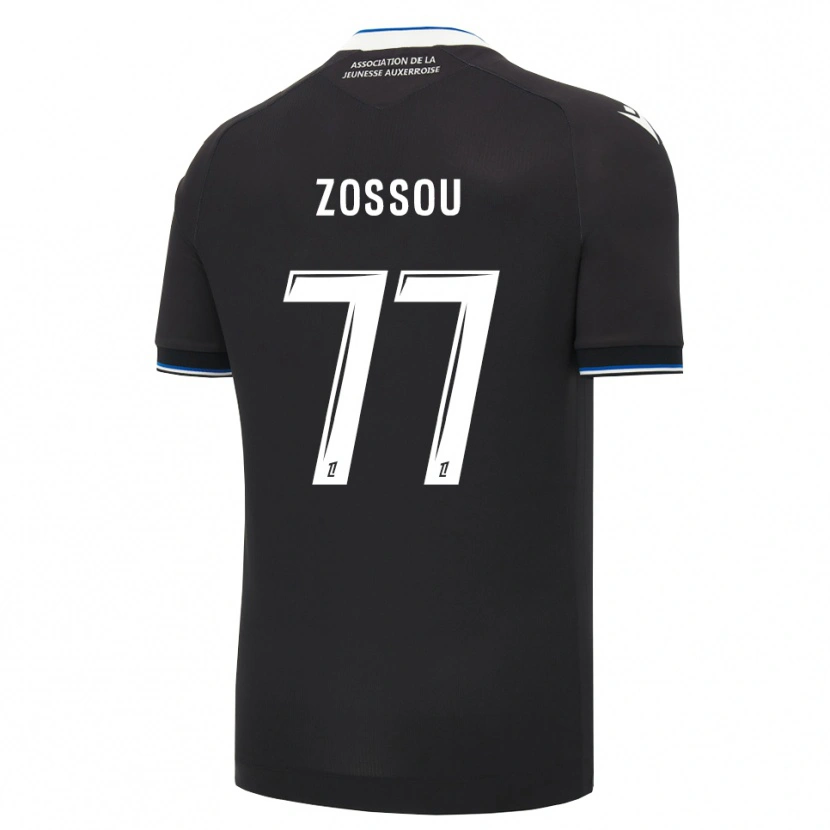 Danxen Criança Camisola Aristide Zossou #77 Preto Azul Branco Alternativa 2026/27 Camisa