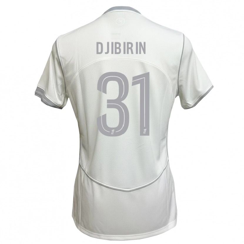 Danxen Criança Camisola Harouna Djibirin #31 Cinza Branco Alternativa 2026/27 Camisa