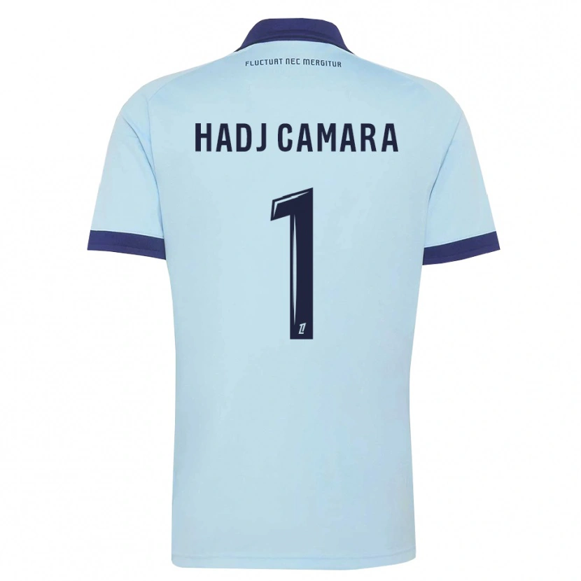 Danxen Criança Camisola El Hadj Camara #1 Azul Centáurea Preto Alternativa 2026/27 Camisa