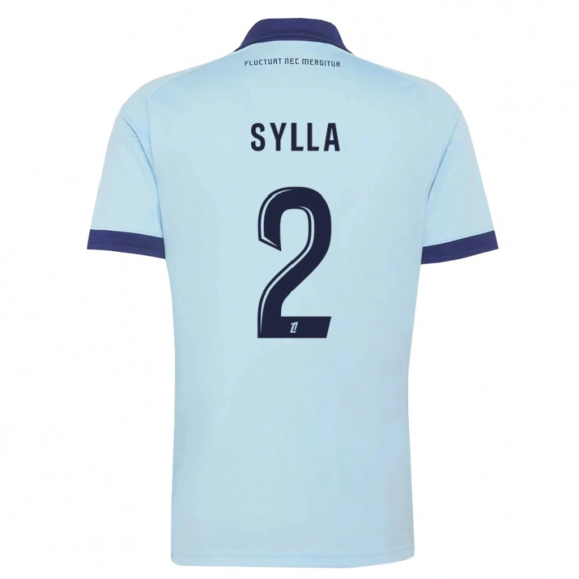 Danxen Criança Camisola Mohamed Sylla #2 Azul Centáurea Preto Alternativa 2026/27 Camisa