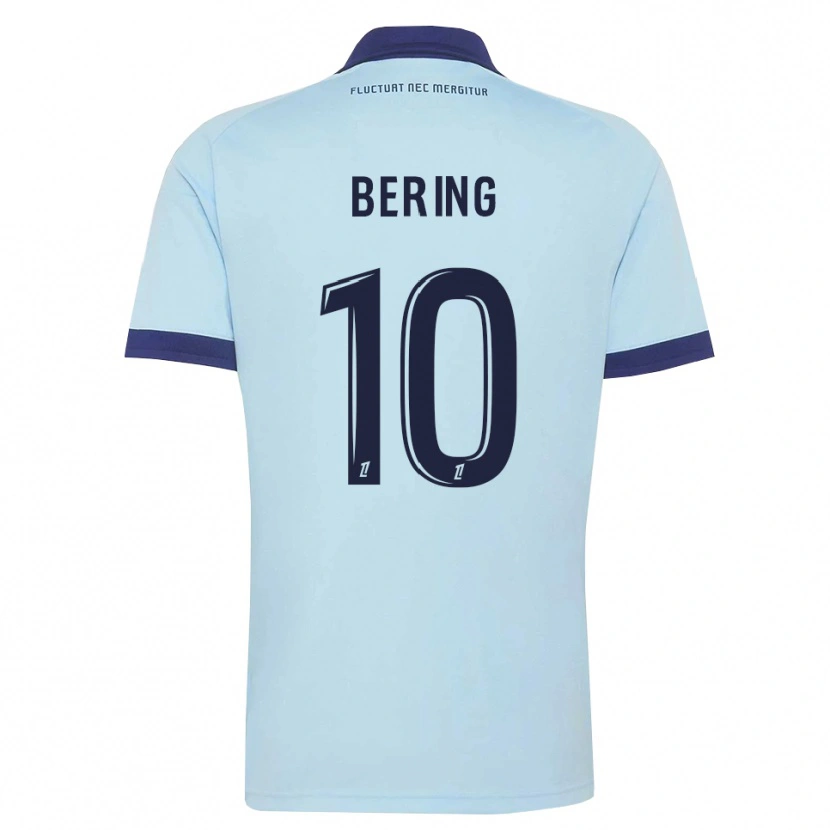 Danxen Criança Camisola Aymerick Bering #10 Azul Centáurea Preto Alternativa 2026/27 Camisa