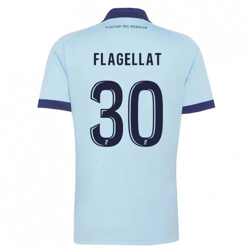 Danxen Criança Camisola Alizée Flagellat #30 Azul Centáurea Preto Alternativa 2026/27 Camisa