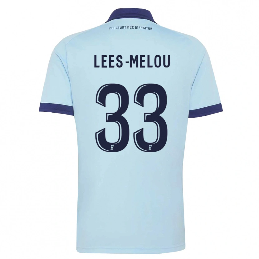 Danxen Criança Camisola Pierre Lees-Melou #33 Azul Centáurea Preto Alternativa 2026/27 Camisa