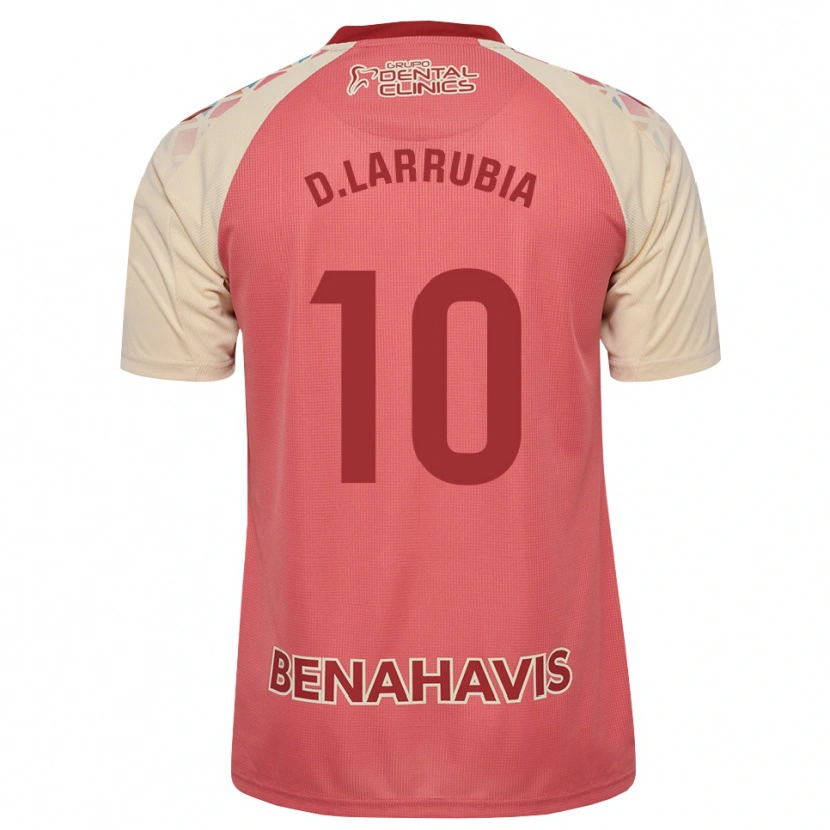 Danxen Criança Camisola David Larrubia #10 Rosa Claro Vermelho Azul Alternativa 2026/27 Camisa