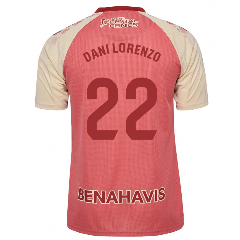 Danxen Criança Camisola Dani Lorenzo #22 Rosa Claro Vermelho Azul Alternativa 2026/27 Camisa