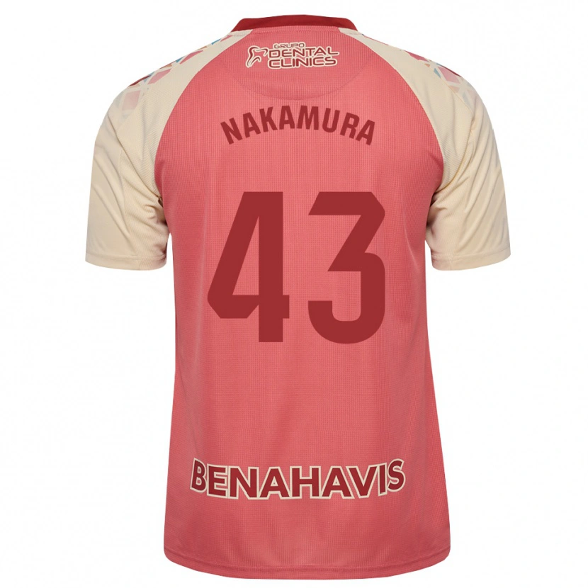 Danxen Criança Camisola Mare Nakamura #43 Rosa Claro Vermelho Azul Alternativa 2026/27 Camisa