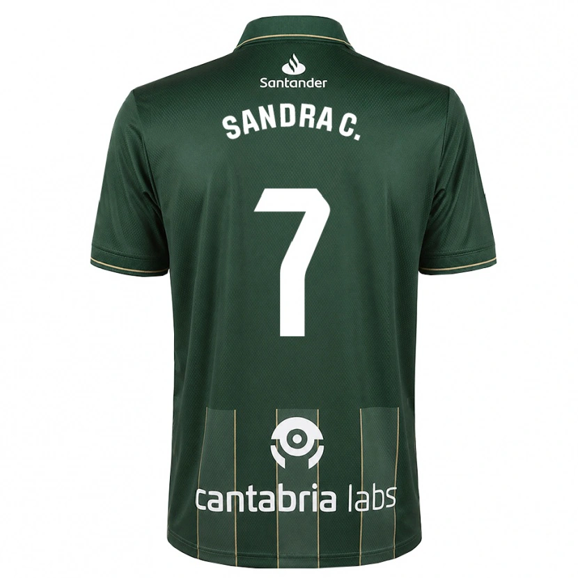 Danxen Criança Camisola Sandra Calvo Pozo #7 Cinza Ardósia Escuro Branco Alternativa 2026/27 Camisa
