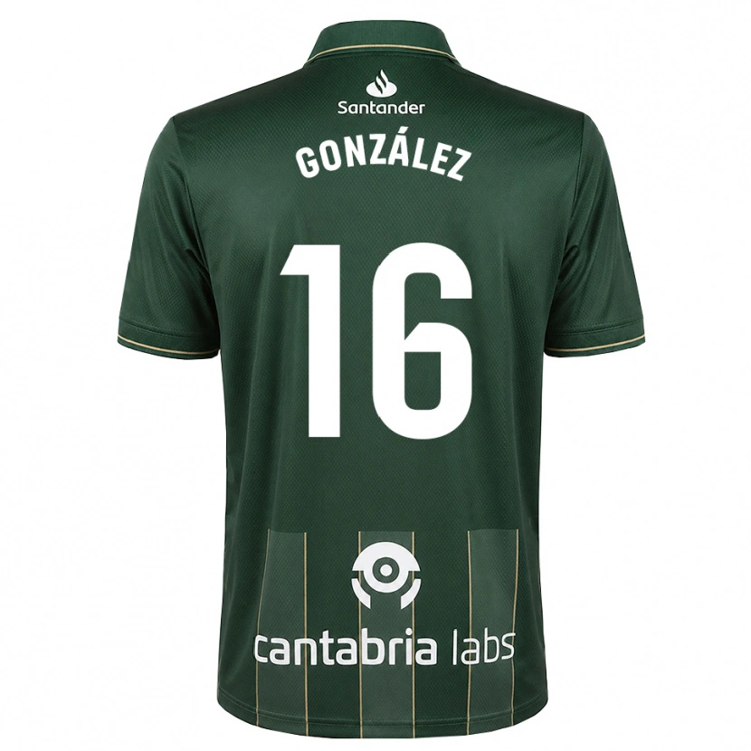 Danxen Criança Camisola Facundo González #16 Cinza Ardósia Escuro Branco Alternativa 2026/27 Camisa